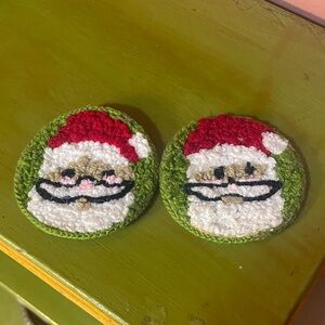 Simply Southern NWT Hand Crafted Car Coasters CHOICE OF ONE Santa Snowman
